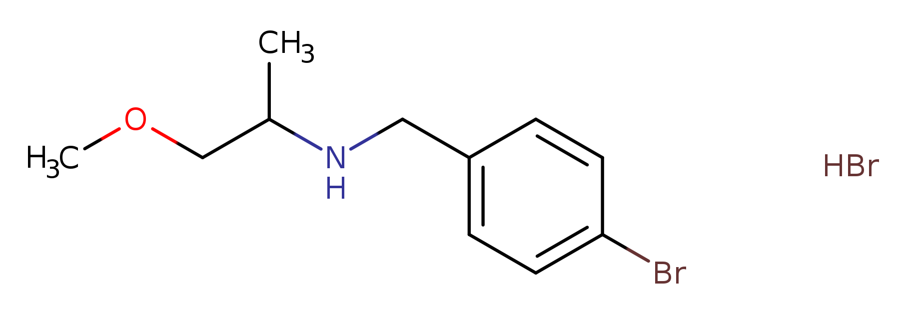 N-(4-Bromobenzyl)-1-methoxy-2-propanamine hydrobromide