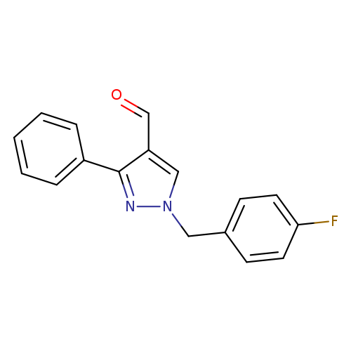 1-(4-Fluorobenzyl)-3-phenyl-1h-pyrazole-4-carbaldehyde