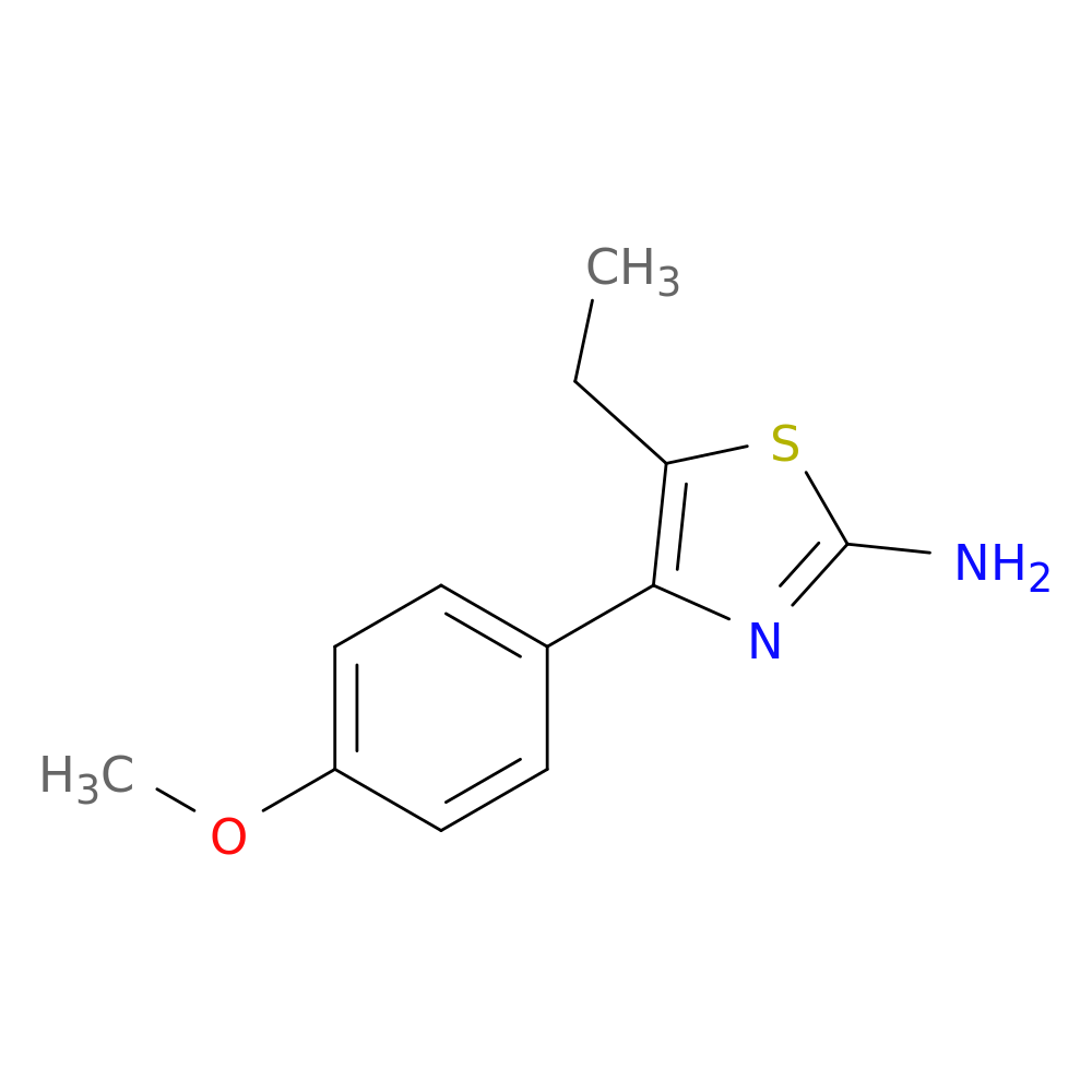5-Ethyl-4-(4-methoxyphenyl)thiazol-2-yl-amine