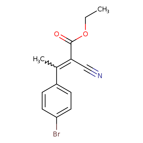 2-Butenoic acid, 3-(4-broMophenyl)-2-cyano-, ethyl ester