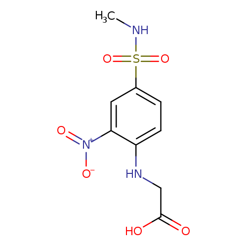 2-{[4-(methylsulfamoyl)-2-nitrophenyl]amino}acetic acid