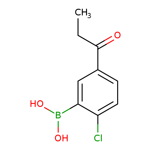 2-Chloro-5-propionylphenylboronic acid