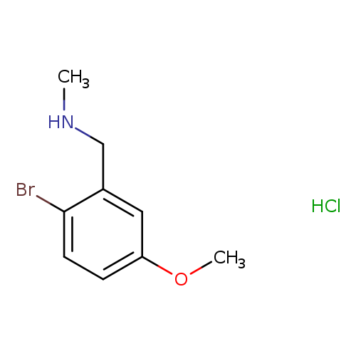 [(2-bromo-5-methoxyphenyl)methyl](methyl)aminehydrochloride