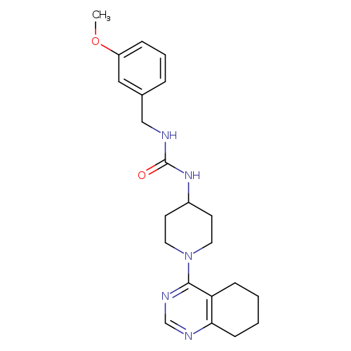 1-[(3-methoxyphenyl)methyl]-3-[1-(5,6,7,8-tetrahydroquinazolin-4-yl)piperidin-4-yl]urea