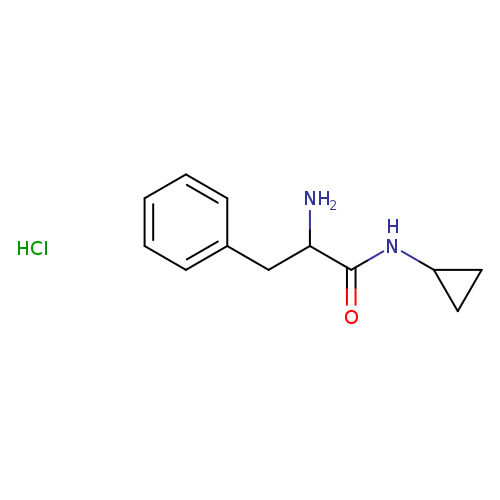 2-amino-N-cyclopropyl-3-phenylpropanamide hydrochloride