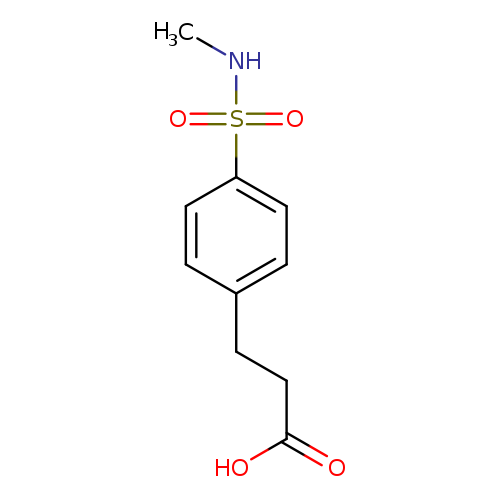 3-{4-[(methylamino)sulfonyl]phenyl}propanoic acid