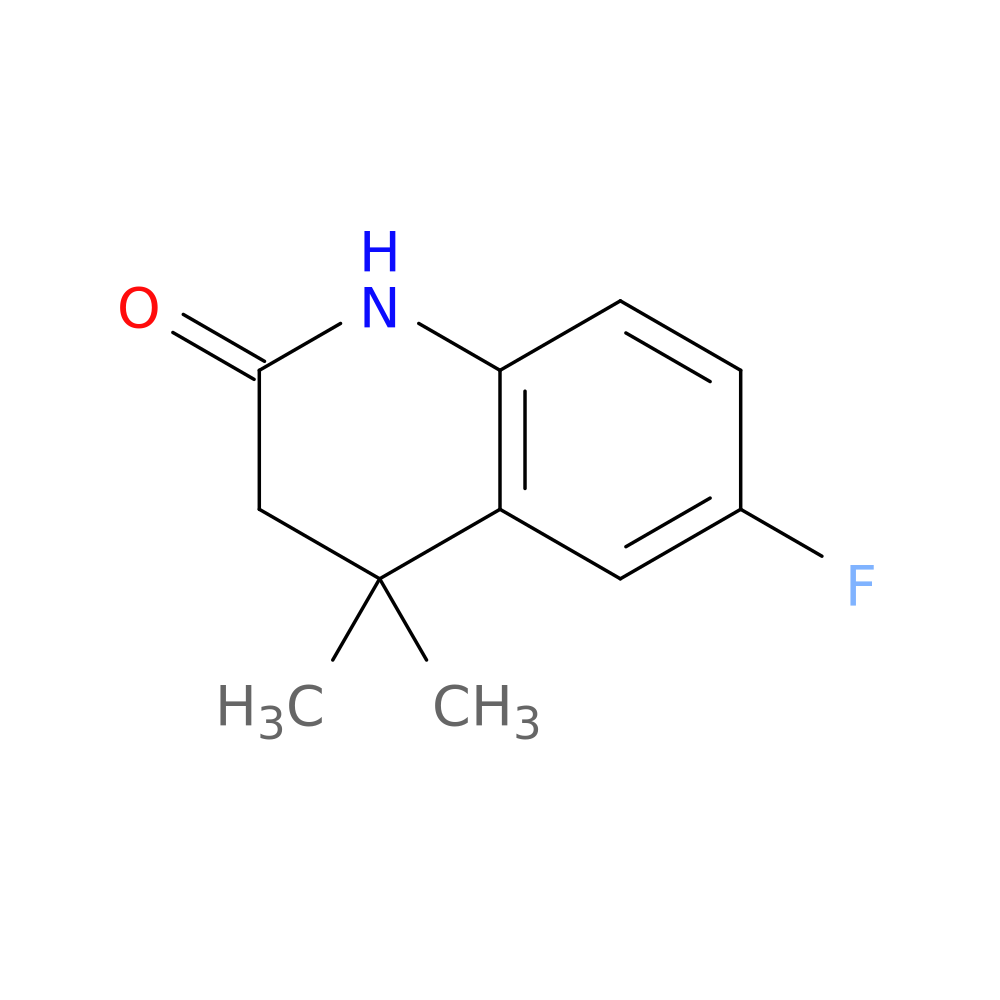 6-Fluoro-4,4-Dimethyl-3,4-Dihydroquinolin-2(1H)-One