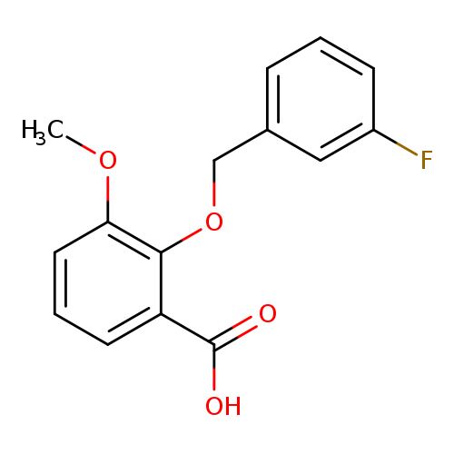 2-[(3-Fluorobenzyl)oxy]-3-methoxybenzoic acid