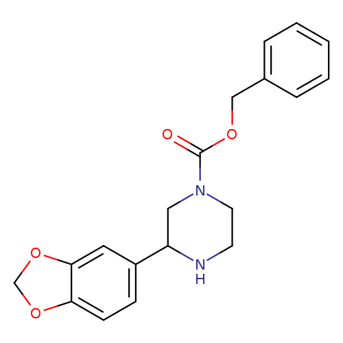benzyl 3-(2H-1,3-benzodioxol-5-yl)piperazine-1-carboxylate