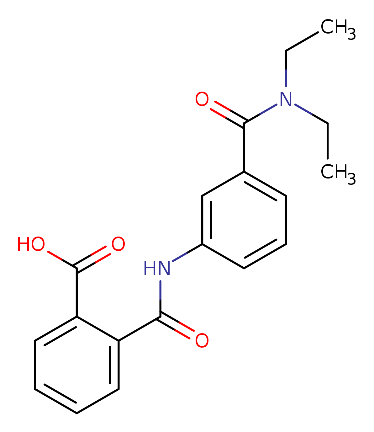 2-((3-(Diethylcarbamoyl)phenyl)carbamoyl)benzoic acid