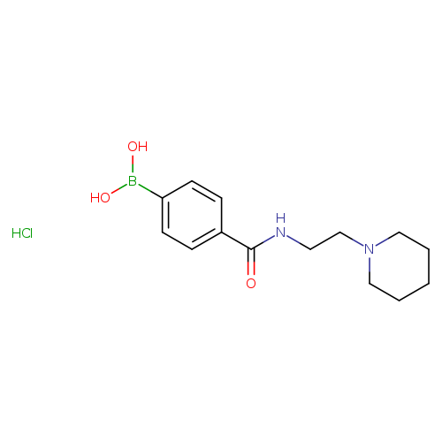 4-(2-(Piperidin-1-yl)ethylcarbamoyl)phenylboronic acid, HCl