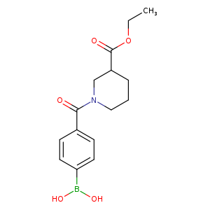 3-Piperidinecarboxylic acid, 1-(4-boronobenzoyl)-, 3-ethyl ester