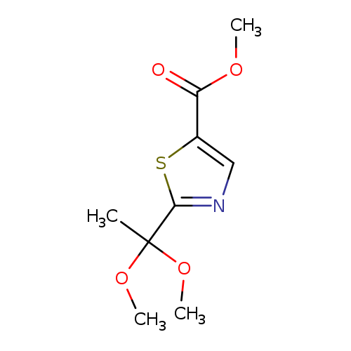 methyl 2-(1,1-dimethoxyethyl)-1,3-thiazole-5-carboxylate