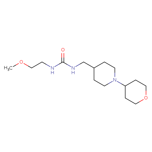 3-(2-methoxyethyl)-1-{[1-(oxan-4-yl)piperidin-4-yl]methyl}urea