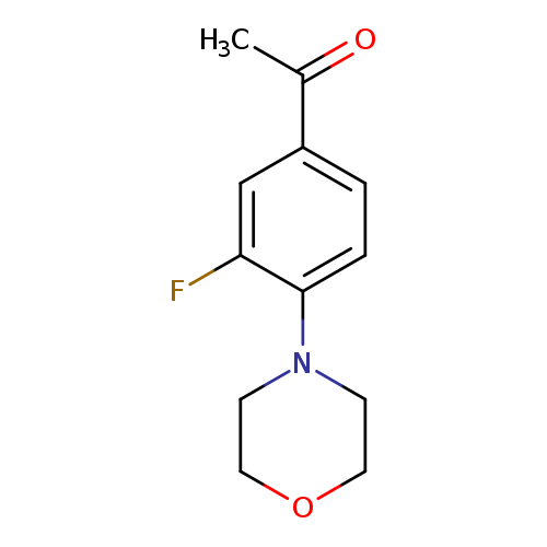 Ethanone, 1-[3-fluoro-4-(4-morpholinyl)phenyl]-