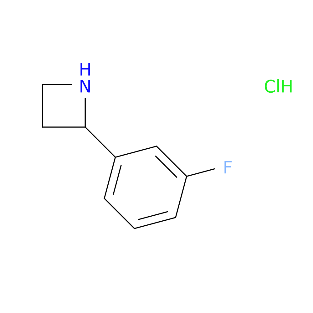 2-(3-fluorophenyl)azetidine hydrochloride
