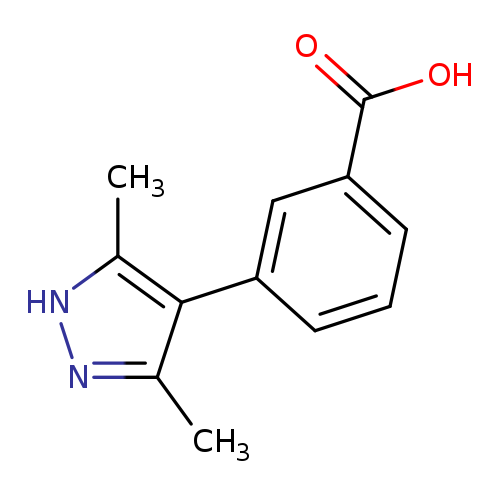 3-(3,5-Dimethyl-1H-pyrazol-4-yl)benzoic acid