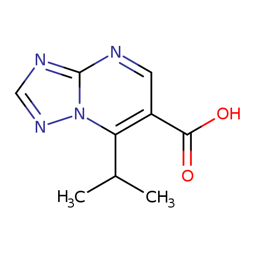 7-(propan-2-yl)-[1,2,4]triazolo[1,5-a]pyrimidine-6-carboxylic acid
