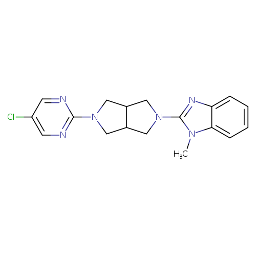 2-[5-(5-chloropyrimidin-2-yl)-octahydropyrrolo[3,4-c]pyrrol-2-yl]-1-methyl-1H-1,3-benzodiazole