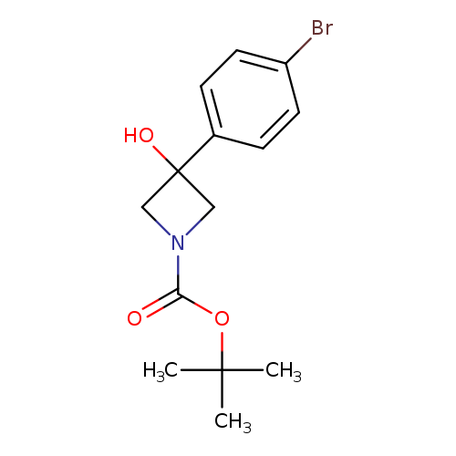 1-Boc-3-(4-bromophenyl)-3-hydroxyazetidine