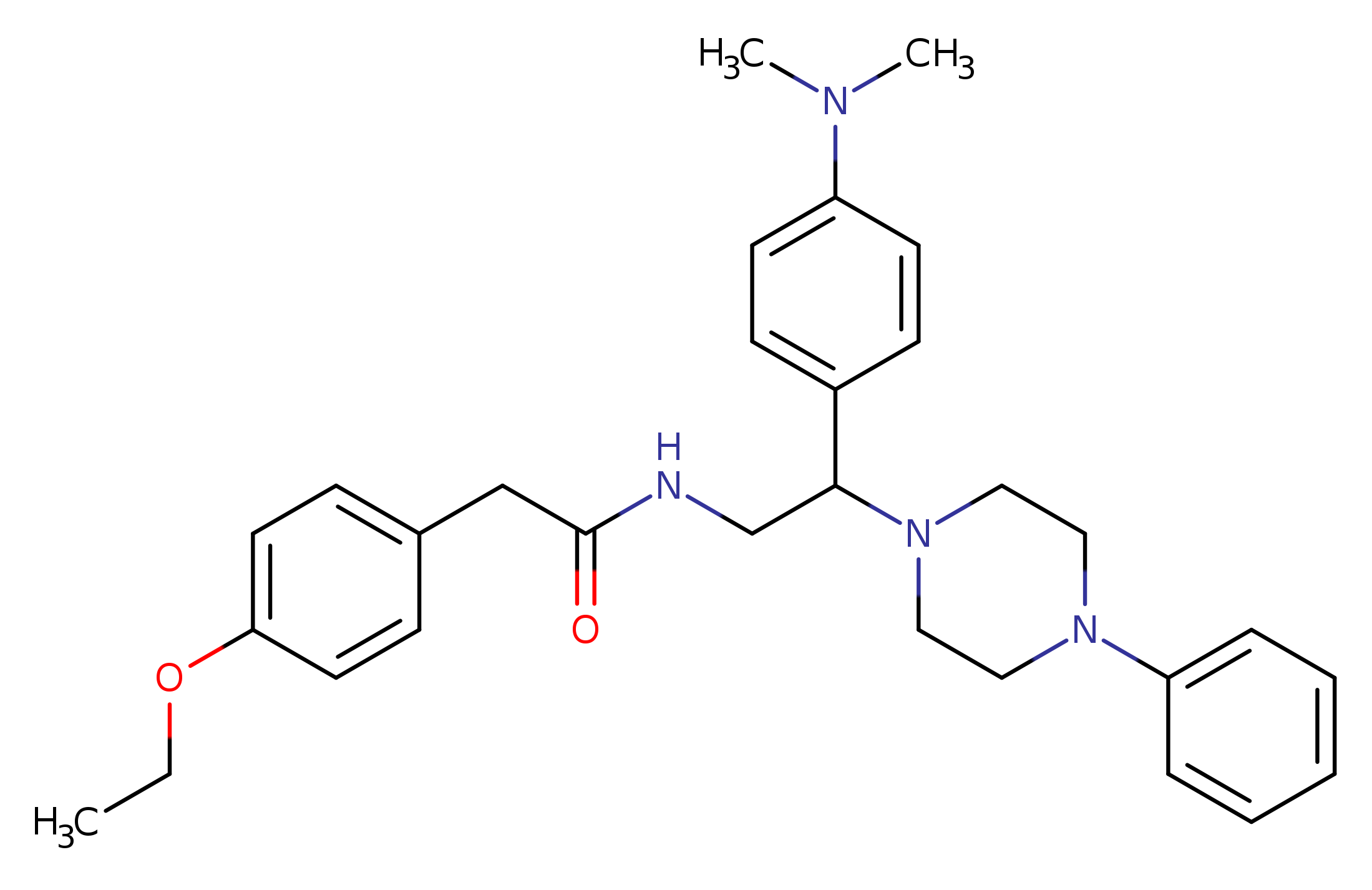 N-{2-[4-(dimethylamino)phenyl]-2-(4-phenylpiperazin-1-yl)ethyl}-2-(4-ethoxyphenyl)acetamide