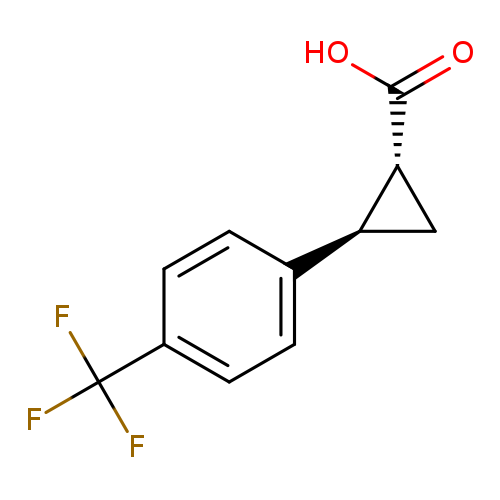 rac-(1R,2R)-2-[4-(trifluoromethyl)phenyl]cyclopropane-1-carboxylic acid, trans