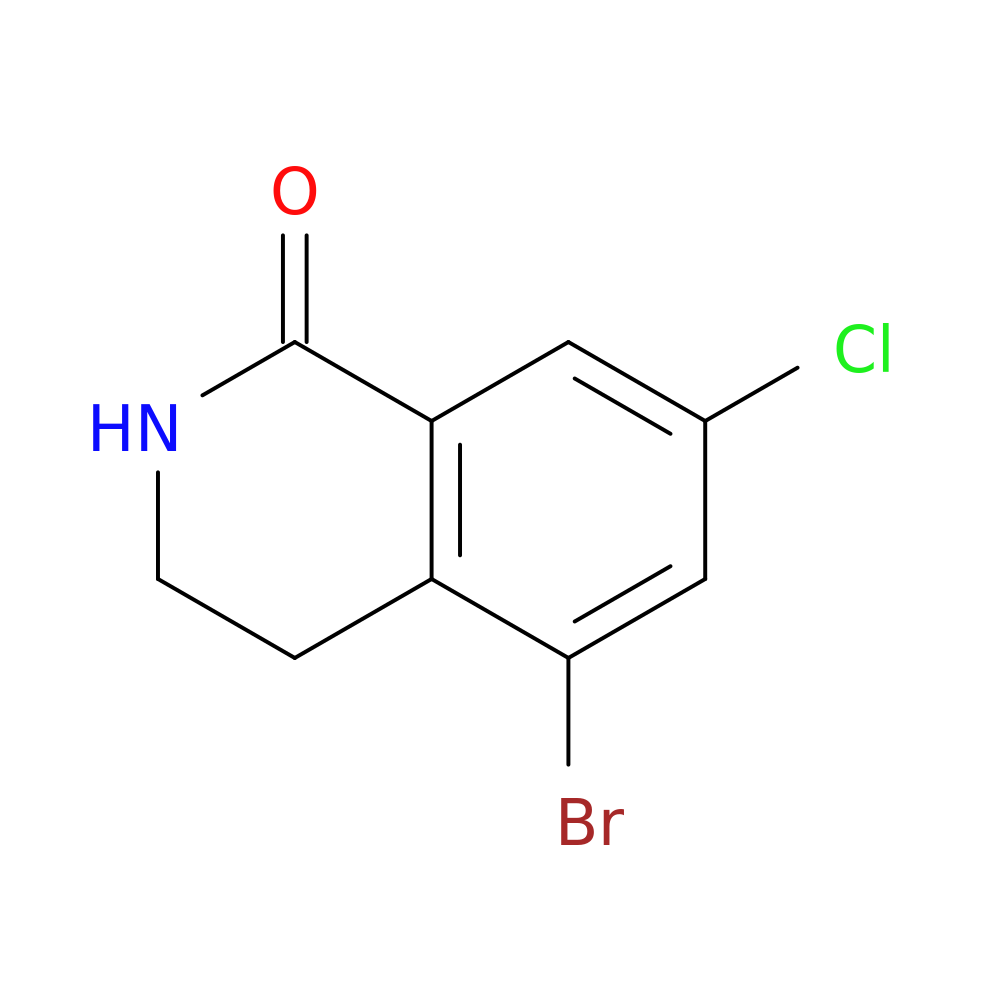 5-Bromo-7-chloro-3,4-dihydroisoquinolin-1(2H)-one