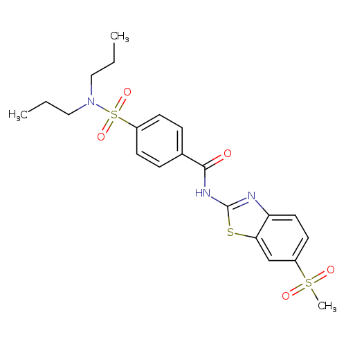 4-(dipropylsulfamoyl)-N-(6-methanesulfonyl-1,3-benzothiazol-2-yl)benzamide
