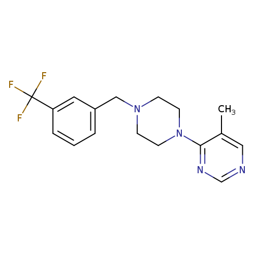 5-methyl-4-(4-{[3-(trifluoromethyl)phenyl]methyl}piperazin-1-yl)pyrimidine