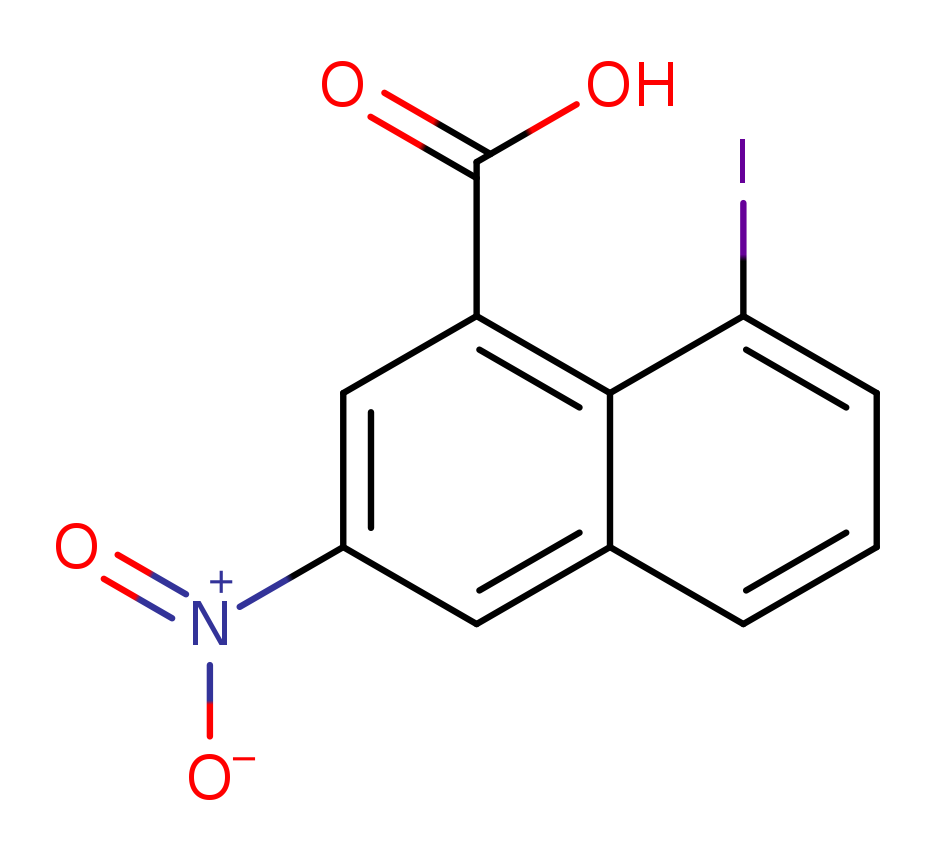 8-Iodo-3-nitro-1-naphthoic acid