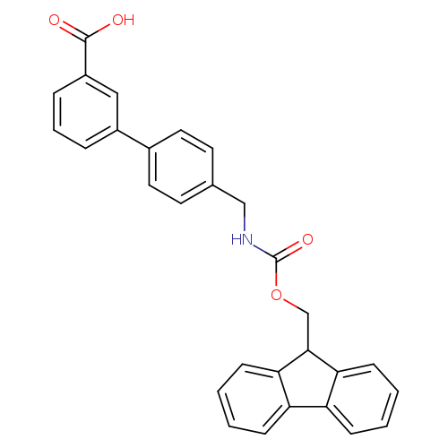 3-{4-[({[(9H-fluoren-9-yl)methoxy]carbonyl}amino)methyl]phenyl}benzoic acid