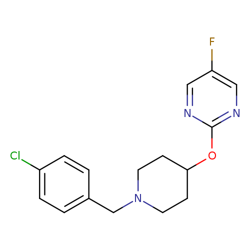 2-({1-[(4-chlorophenyl)methyl]piperidin-4-yl}oxy)-5-fluoropyrimidine