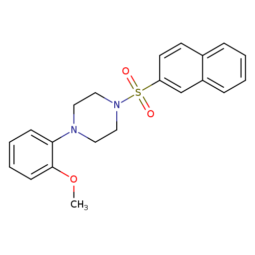 1-(2-methoxyphenyl)-4-(naphthalene-2-sulfonyl)piperazine