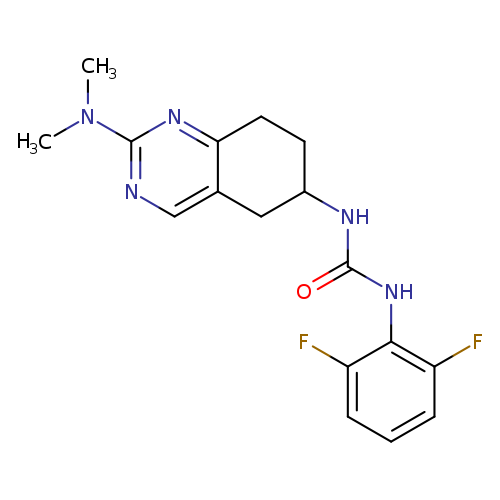 1-(2,6-difluorophenyl)-3-[2-(dimethylamino)-5,6,7,8-tetrahydroquinazolin-6-yl]urea