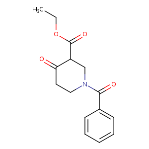 1-Benzoyl-4-oxo-nipecotic acid ethyl ester