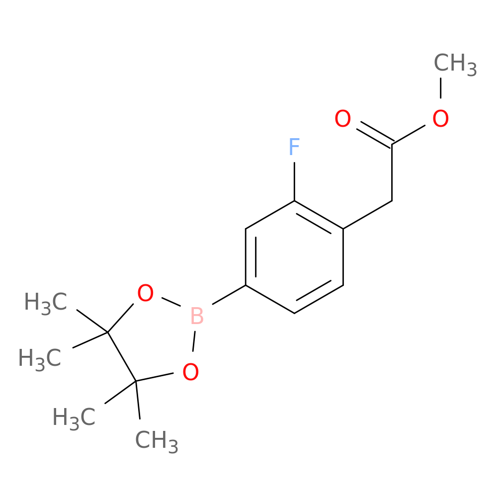 Methyl 2-(2-fluoro-4-(4,4,5,5-tetramethyl-1,3,2-dioxaborolan-2-yl)phenyl)acetate