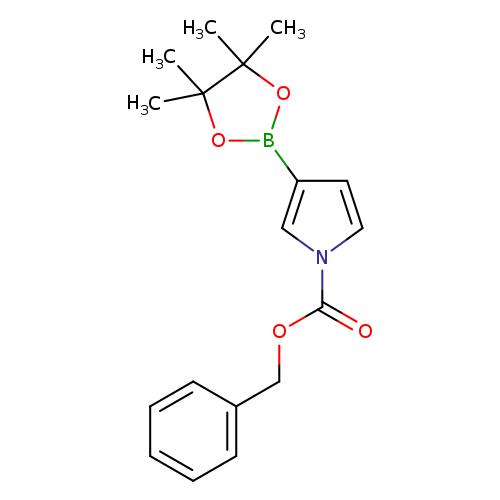 1H-Pyrrole-1-carboxylic acid, 3-(4,4,5,5-tetramethyl-1,3,2-dioxaborolan-2-yl)-, phenylmethyl ester