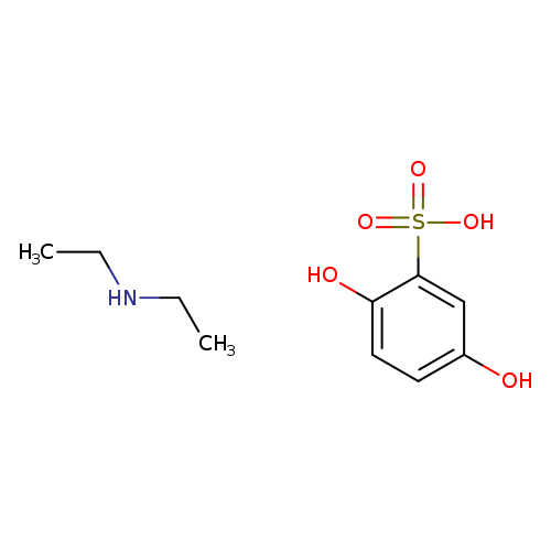 Benzenesulfonic acid, 2,5-dihydroxy-, compd. with N-ethylethanamine (1:1)