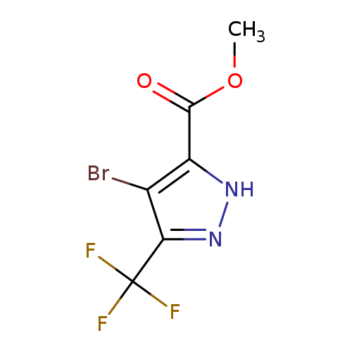 methyl 4-bromo-3-(trifluoromethyl)-1H-pyrazole-5-carboxylate