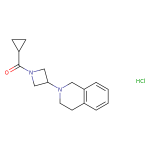 2-(1-cyclopropanecarbonylazetidin-3-yl)-1,2,3,4-tetrahydroisoquinoline hydrochloride