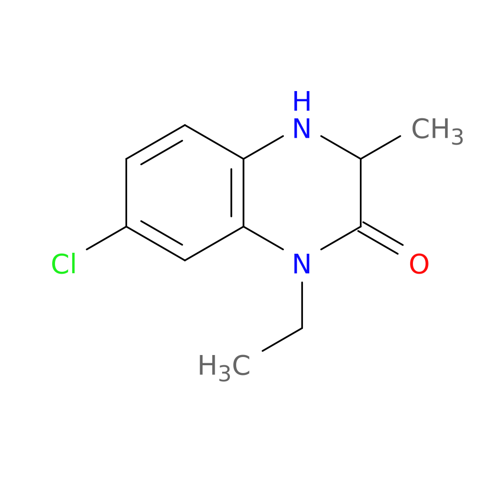 7-chloro-1-ethyl-3-methyl-1,2,3,4-tetrahydroquinoxalin-2-one