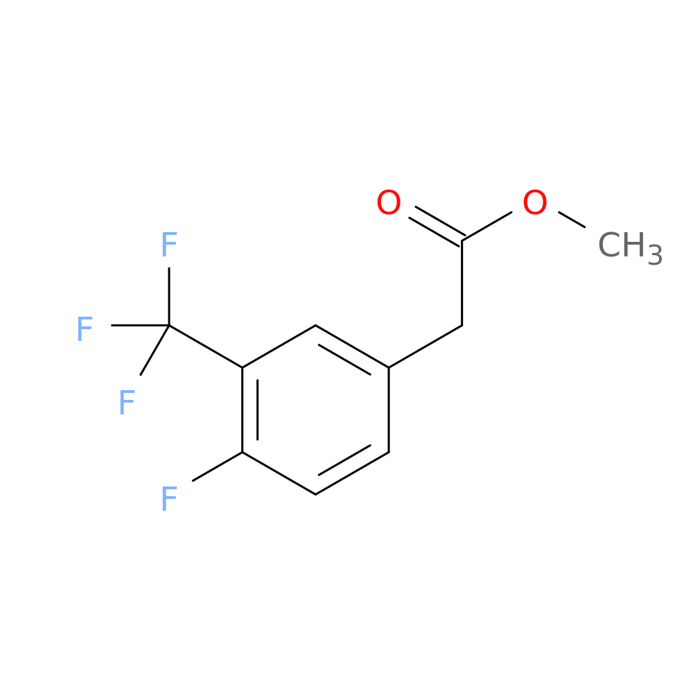 (4-Fluoro-3-trifluoromethylphenyl)acetic acid methyl ester