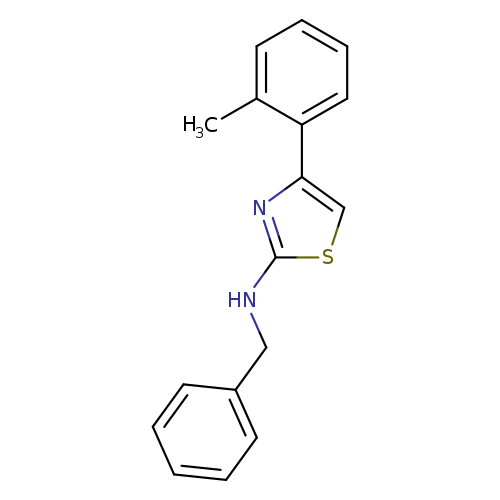 N-benzyl-4-(2-methylphenyl)-1,3-thiazol-2-amine