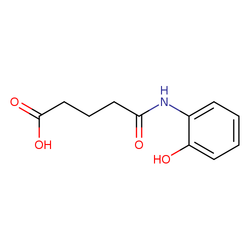 5-[(2-Hydroxyphenyl)amino]-5-oxopentanoic acid