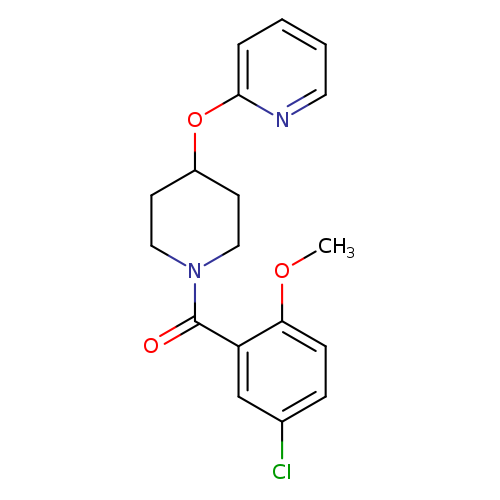 2-{[1-(5-chloro-2-methoxybenzoyl)piperidin-4-yl]oxy}pyridine