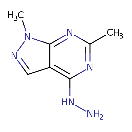 4-HYDRAZINYL-1,6-DIMETHYL-1H-PYRAZOLO[3,4-D]PYRIMIDINE