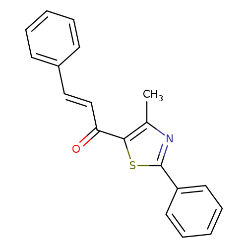 (2E)-1-(4-methyl-2-phenyl-1,3-thiazol-5-yl)-3-phenylprop-2-en-1-one