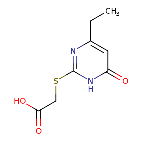 [(4-Ethyl-6-oxo-1,6-dihydropyrimidin-2-yl)thio]acetic acid