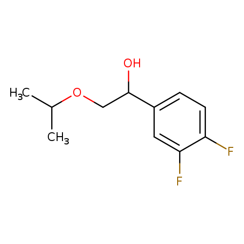 1-(3,4-difluorophenyl)-2-(propan-2-yloxy)ethan-1-ol