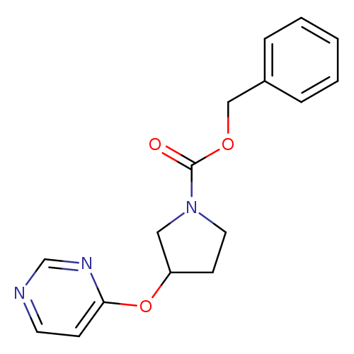 benzyl 3-(pyrimidin-4-yloxy)pyrrolidine-1-carboxylate